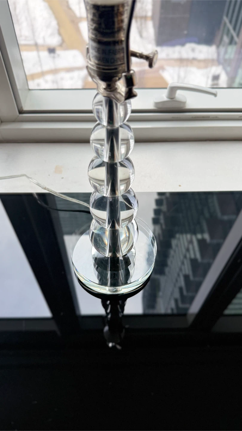 Crystal Orb Table Lamp 22” - photo 4