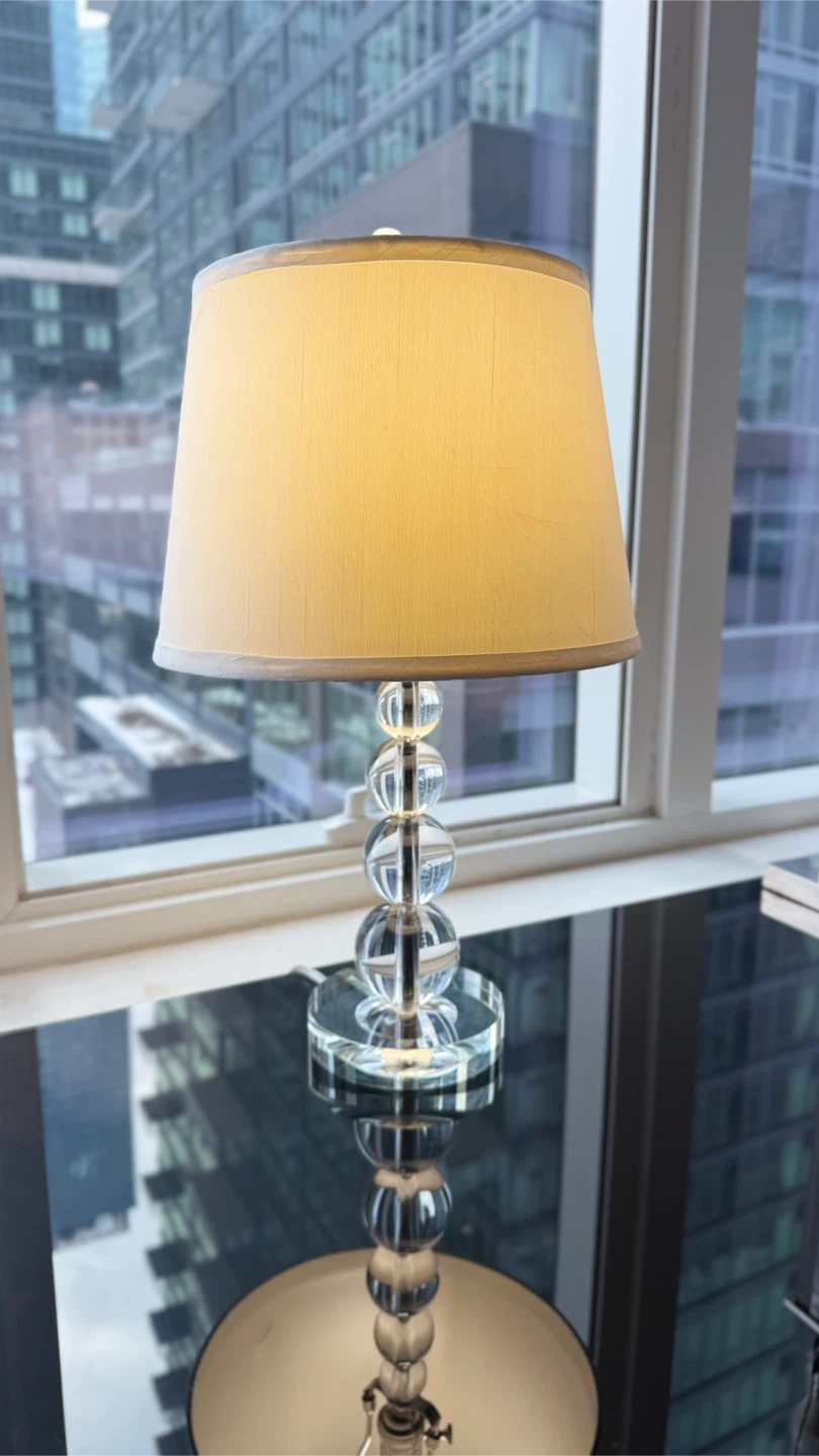 Crystal Orb Table Lamp 22” - photo 3