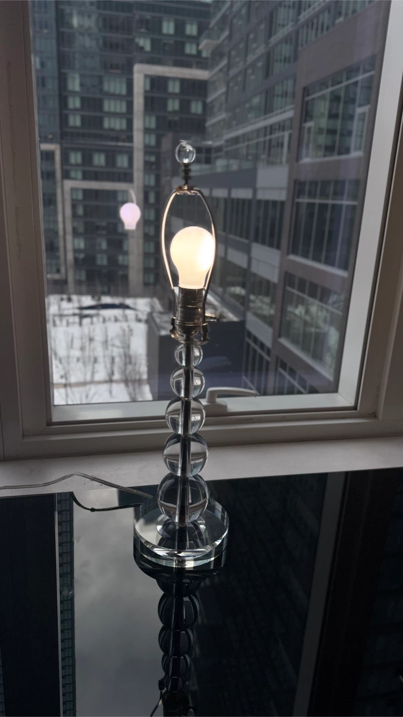 Crystal Orb Table Lamp 22” - photo 5