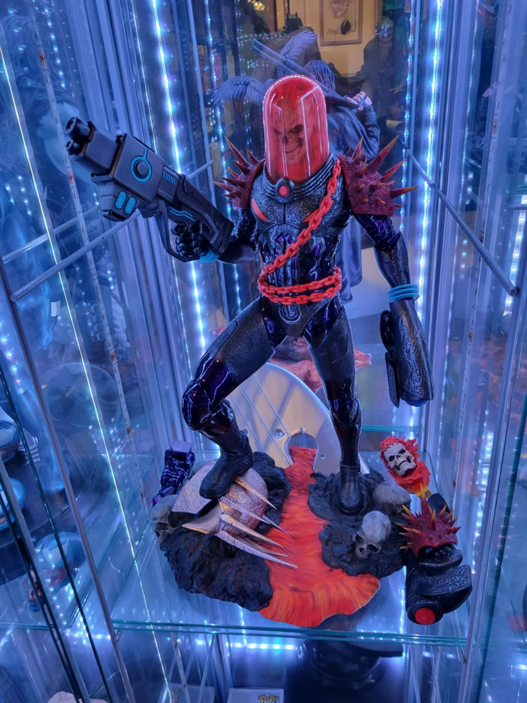 1:4 scale custom Cosmic Ghost Rider resin statue - photo 3
