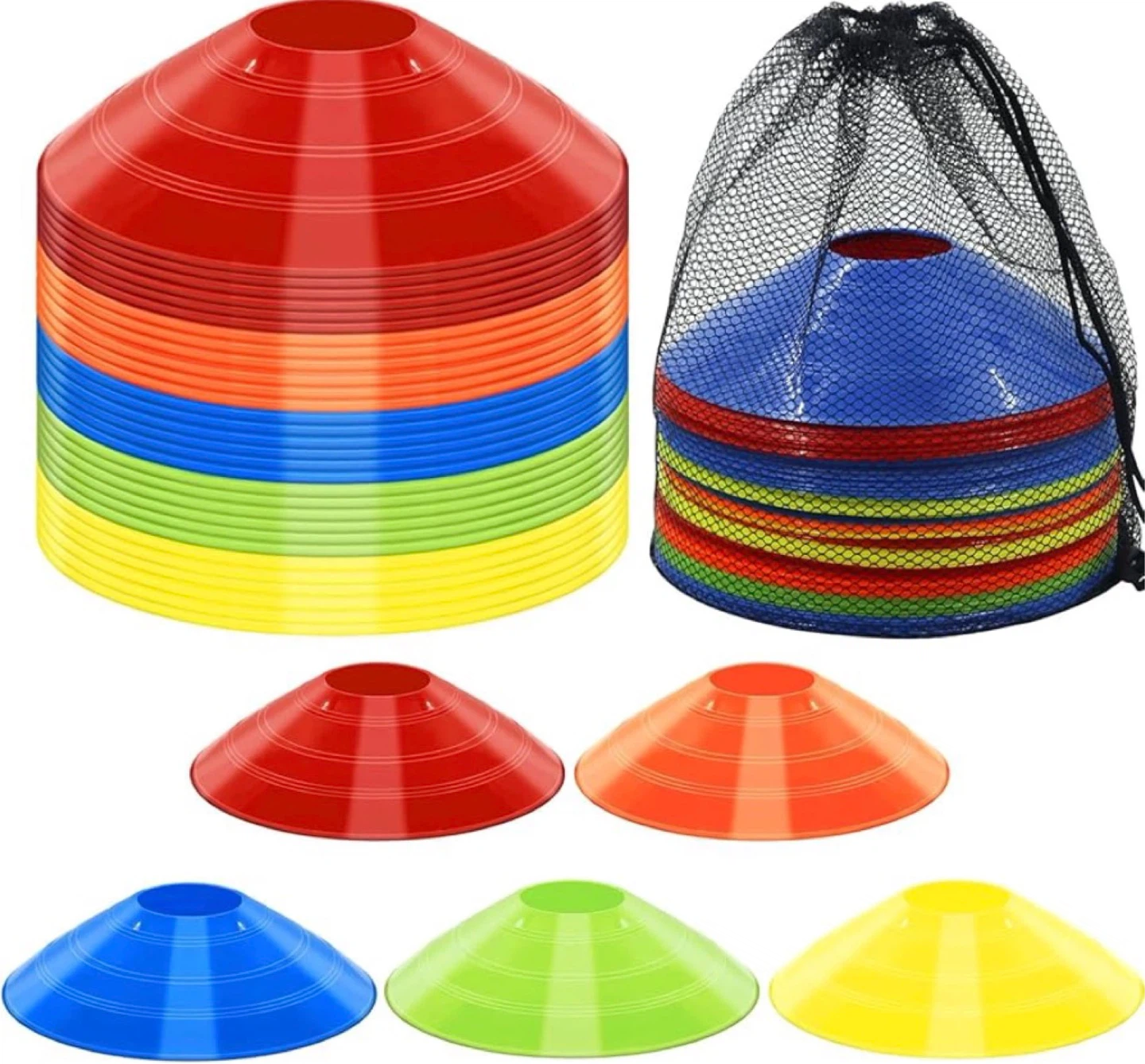Brand new Set of sport Training Cones with Carry Bag