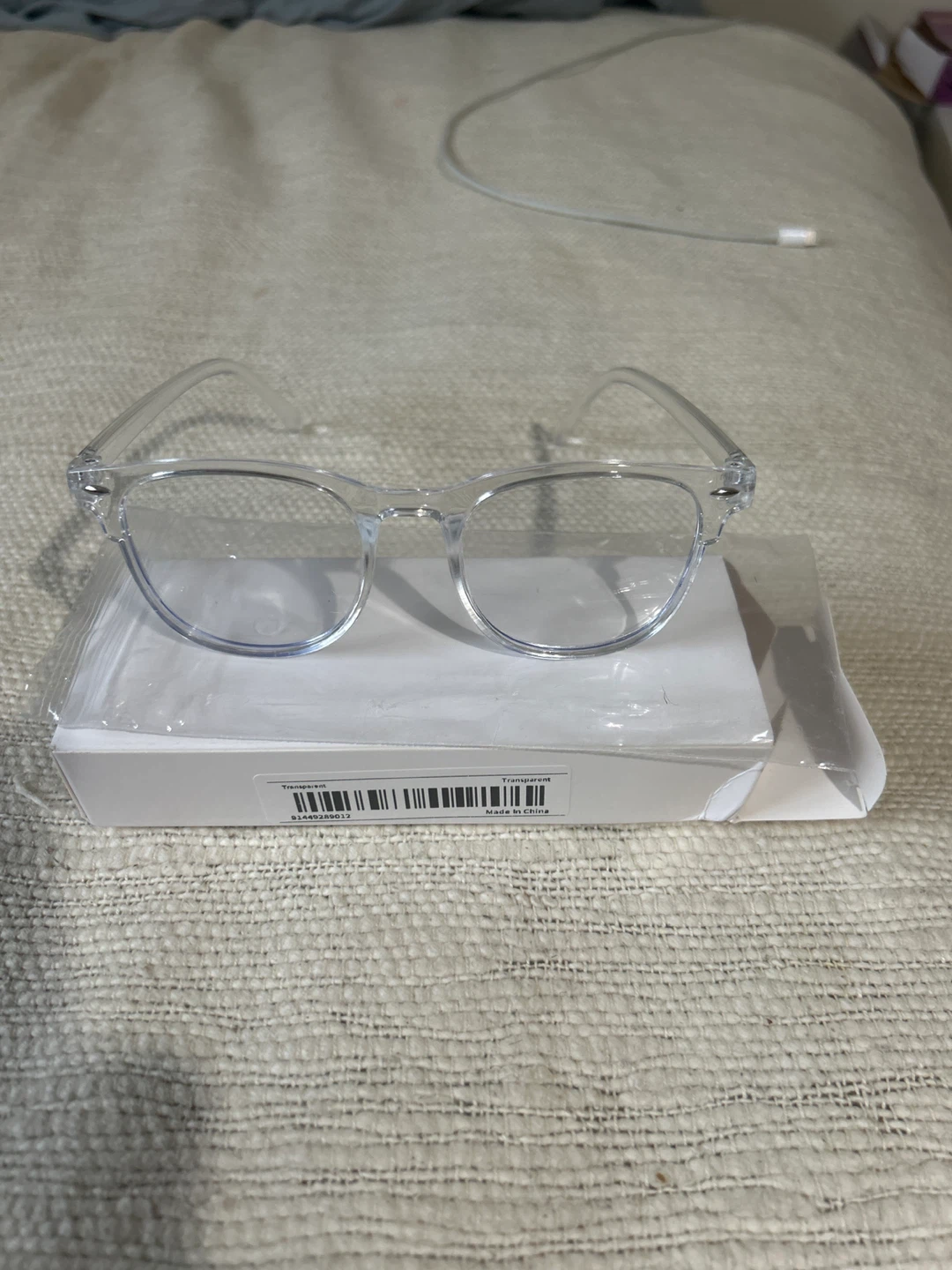 Clear Frame Blue Light Glasses - photo 3