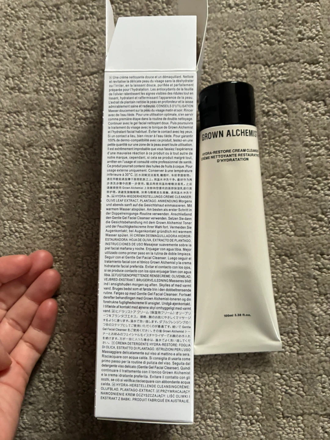 Grown Alchemist Hydra-Restore Cream Cleanser 3.38 fl oz - photo 4