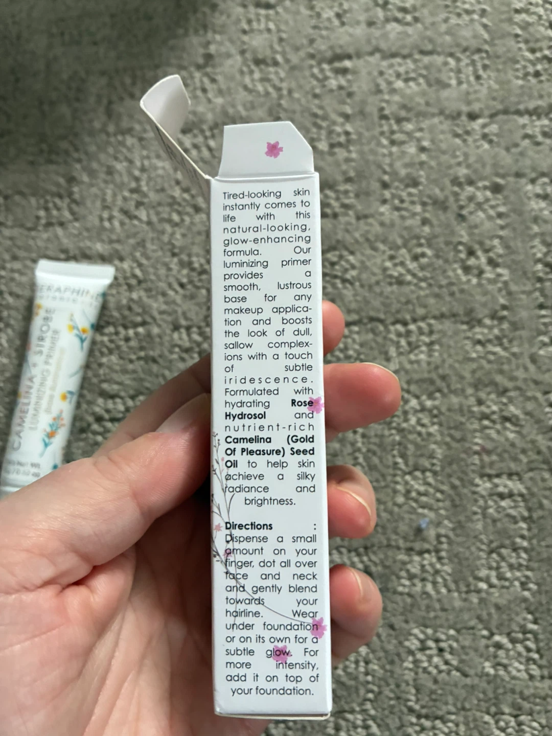 Seraphine Botanicals Camelina + Strobe Luminizing Primer - photo 4