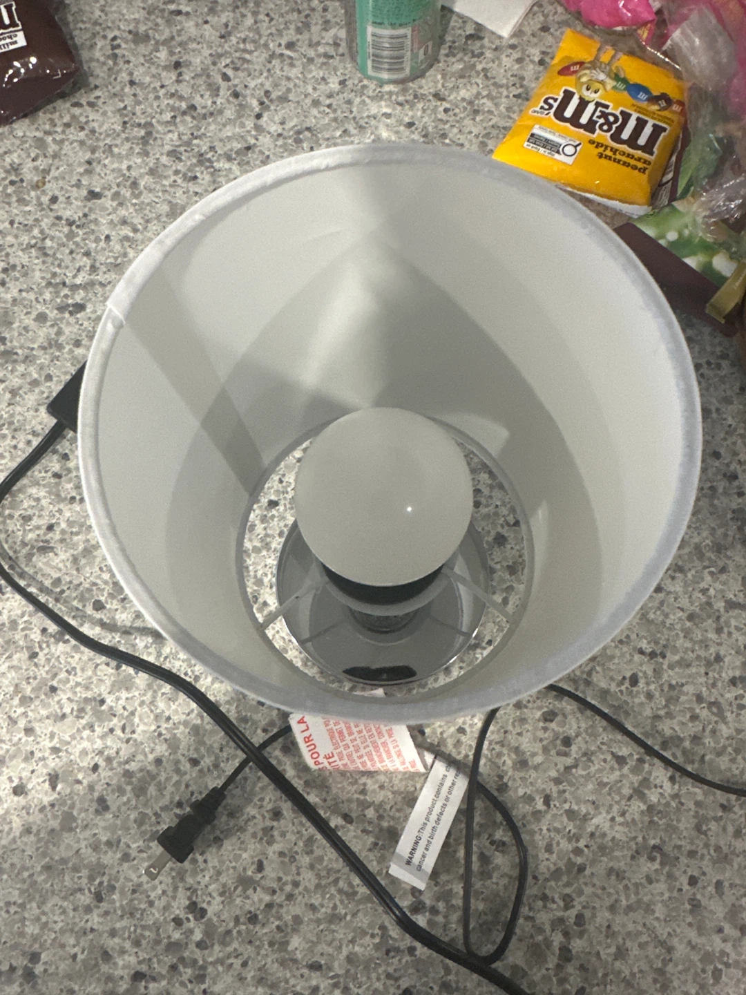 White Table Lamp - photo 2