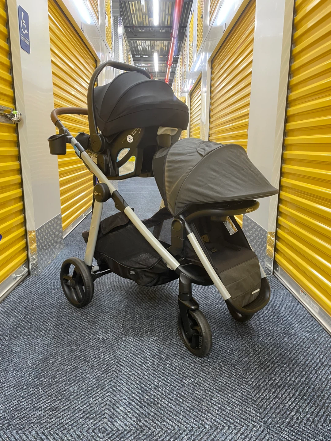 Graco Modes Nest2Grow Travel System, Double Stroller