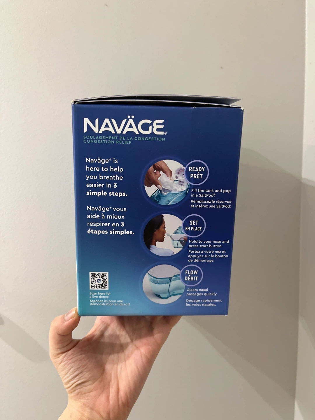 Navage Nasal Congestion Relief System with 30 SaltPod Capsules - photo 4