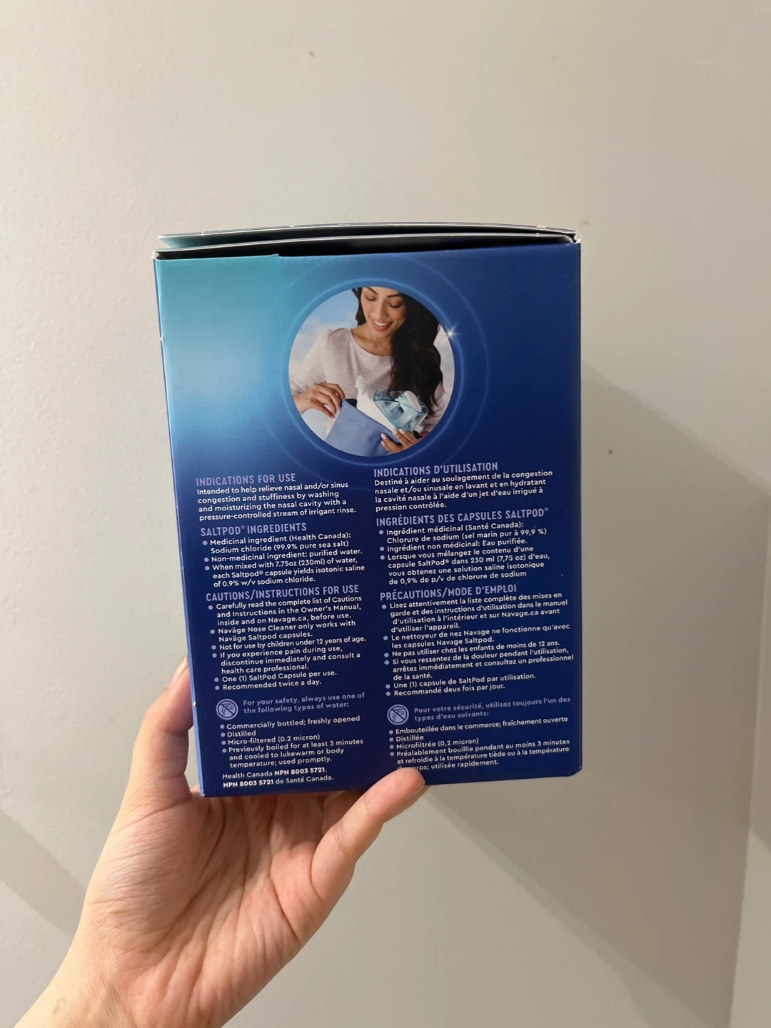 Navage Nasal Congestion Relief System with 30 SaltPod Capsules - photo 2
