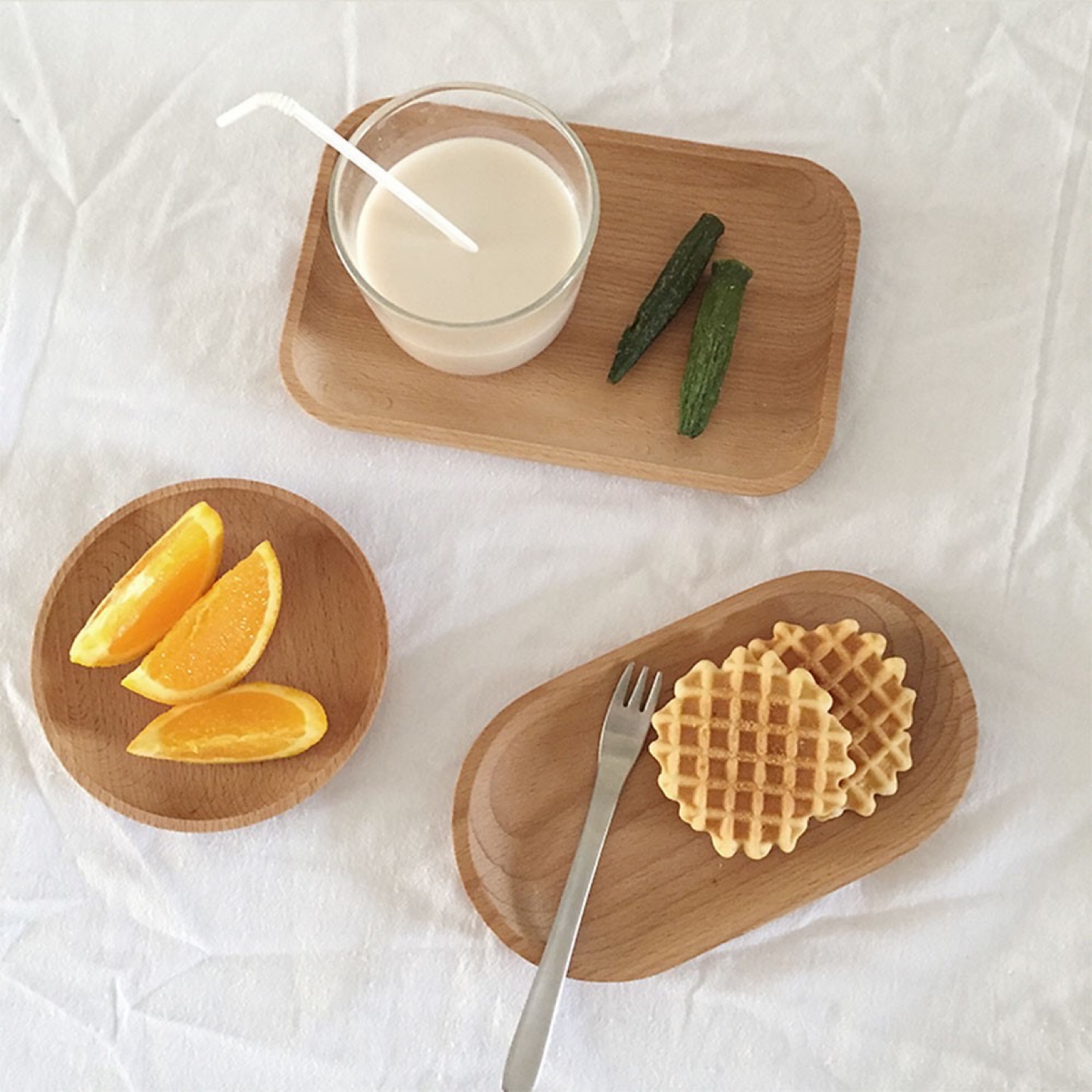 Rectangle wooden tray - photo 2