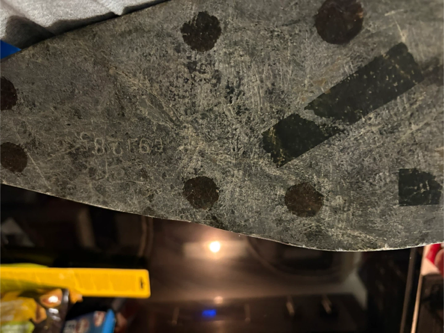 Carved Stone Figurine of Person with Animal - photo 3