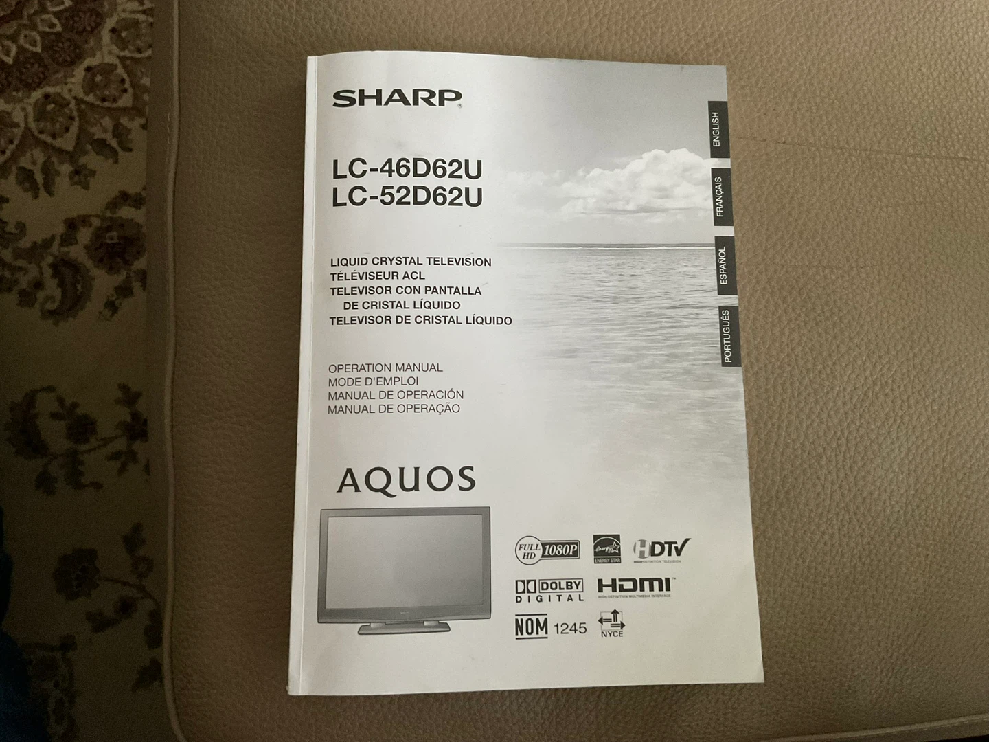 Sharp Aquos  LC-52D62U LCD  Television - photo 3