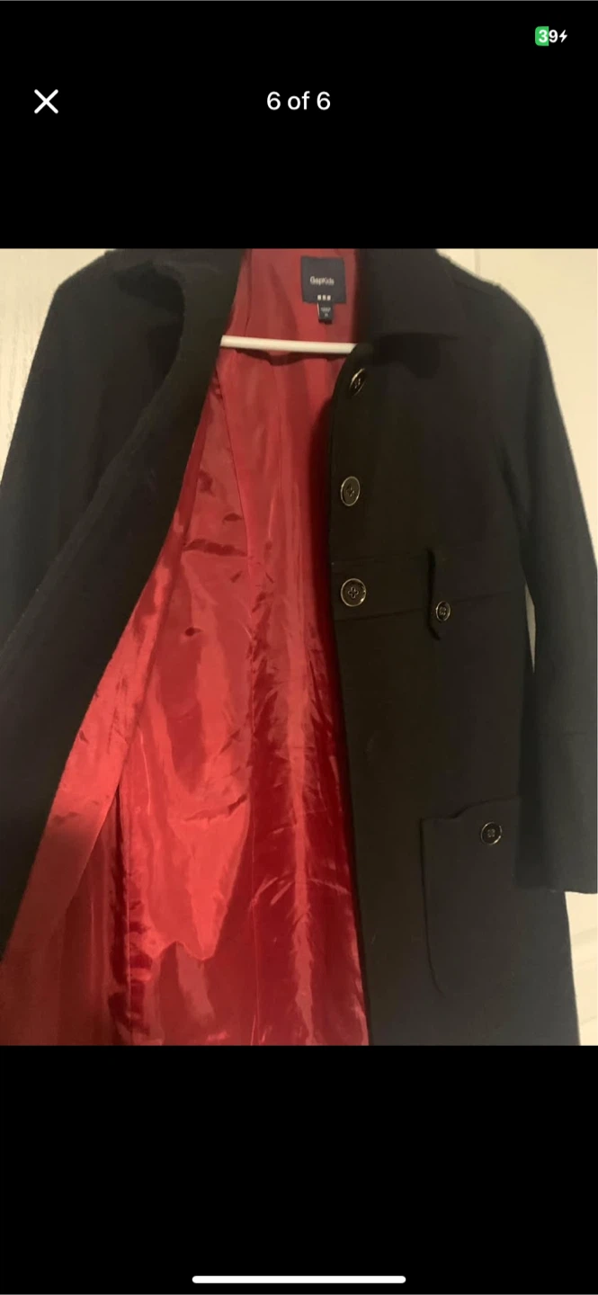 Gap Kids Black Wool Blend Coat - photo 5
