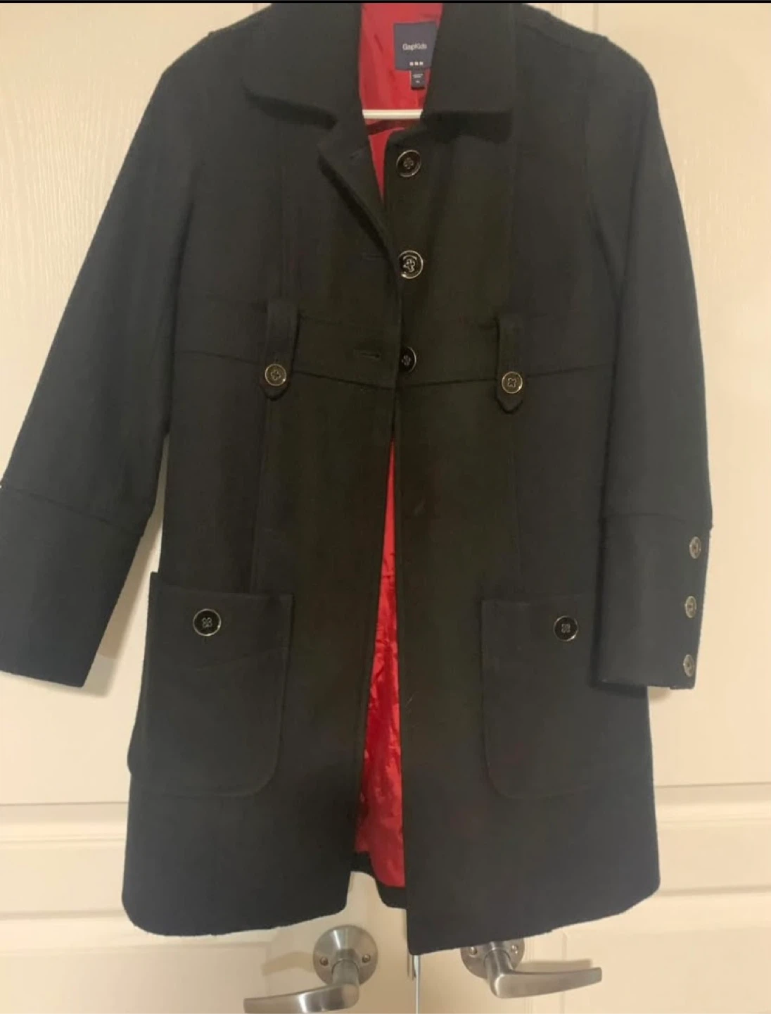 Gap Kids Black Wool Blend Coat - photo 4