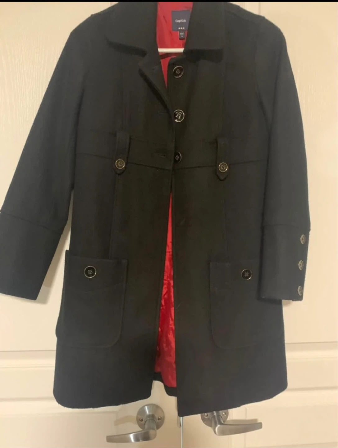 Gap Kids Black Wool Blend Coat - photo 2