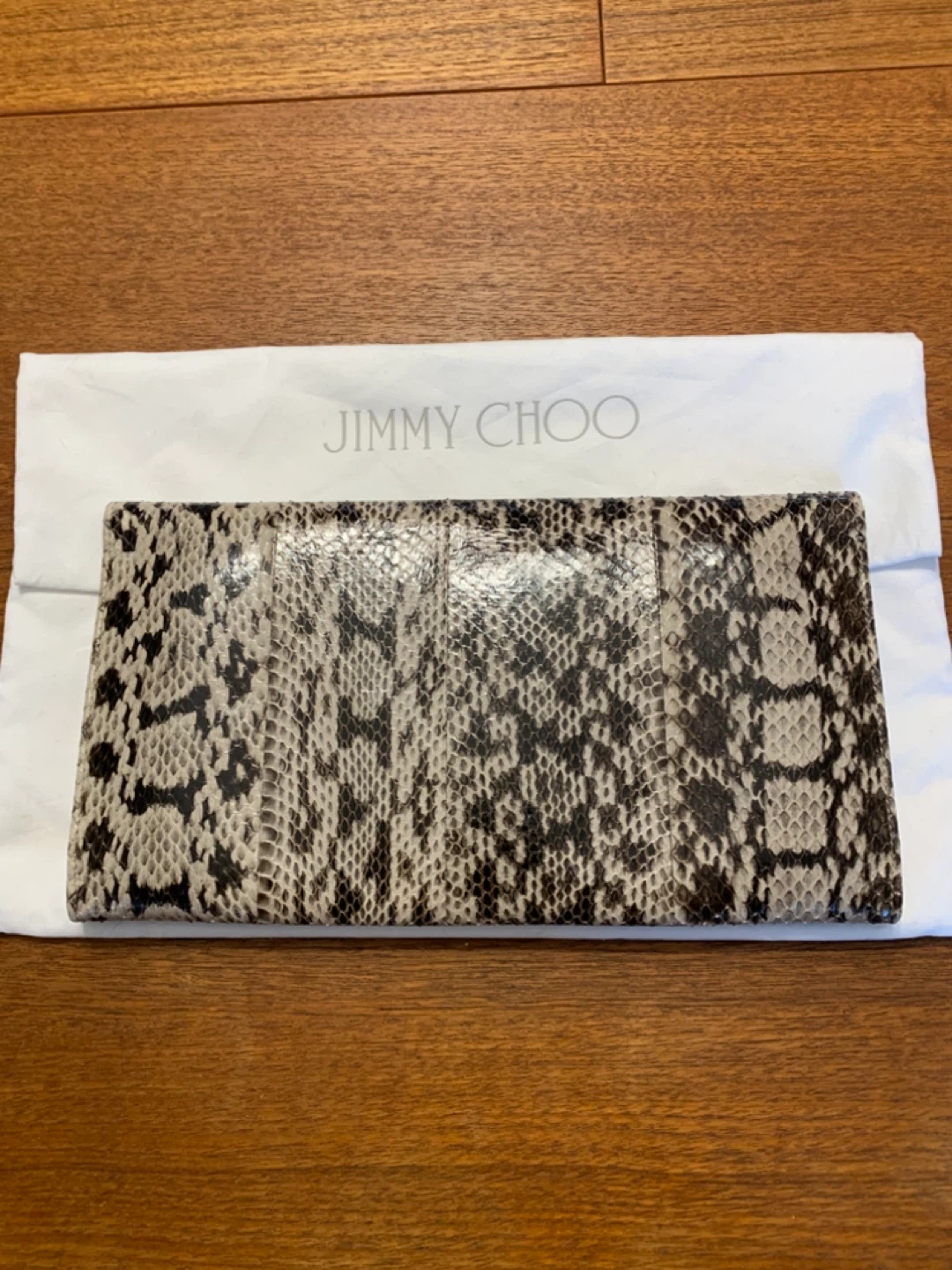 Jimmy Choo Snakeskin Clutch - photo 4