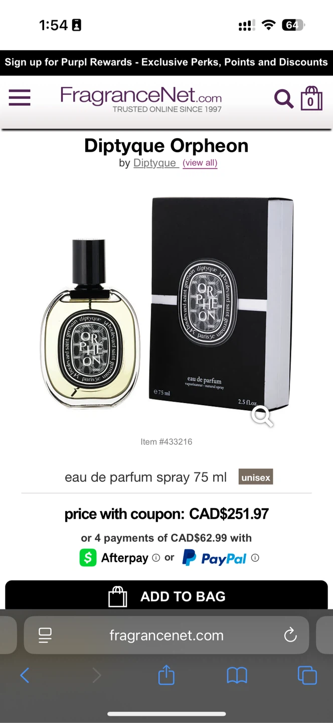 Diptyque Eau Duelle EDP 75ml