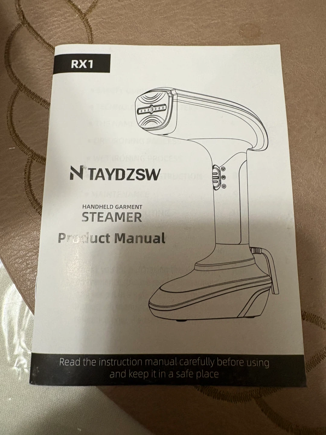 TAYDZSW Handheld Fabric Steamer - Black - photo 4