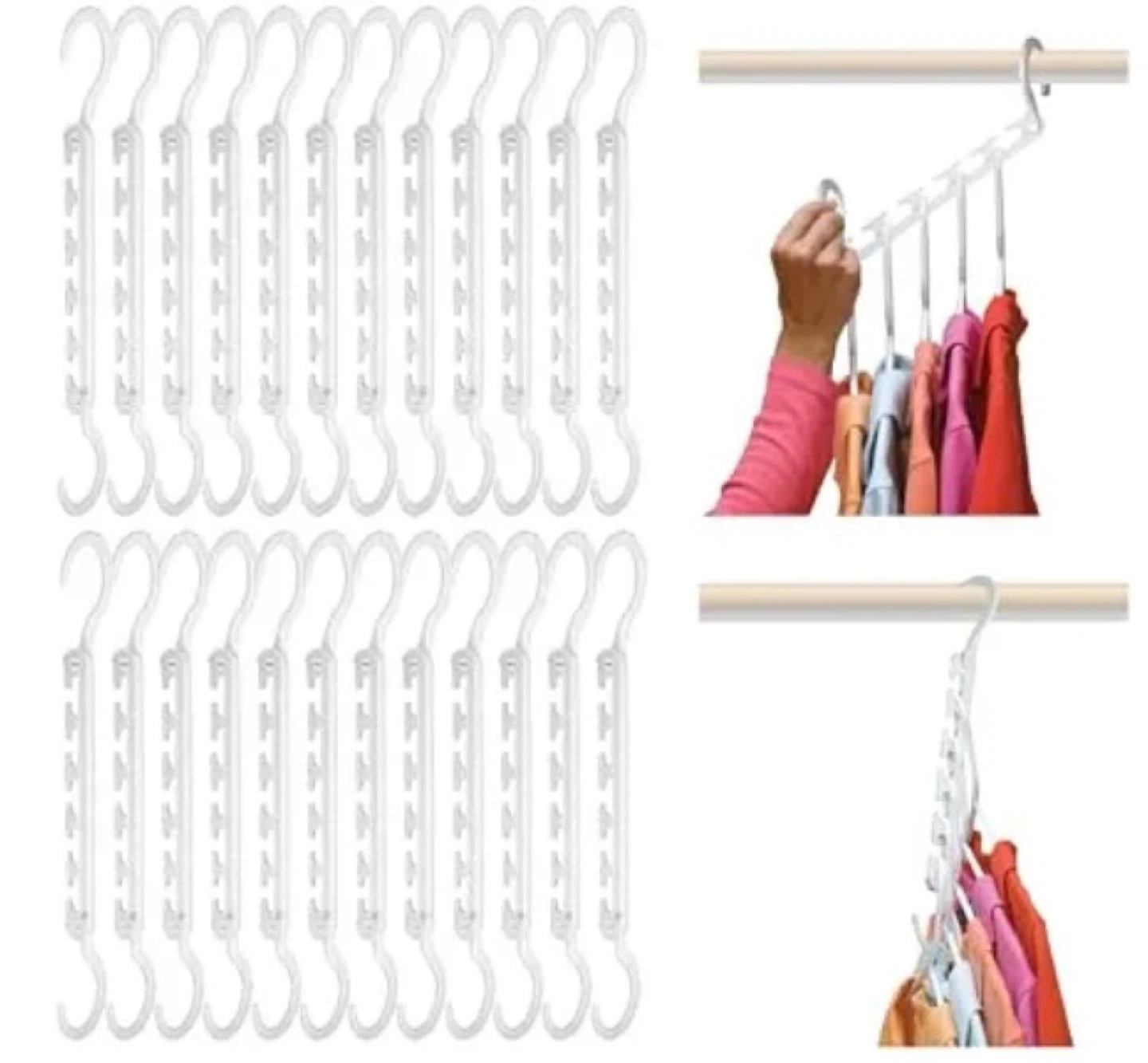 4 cascading hanger organizers - photo 2
