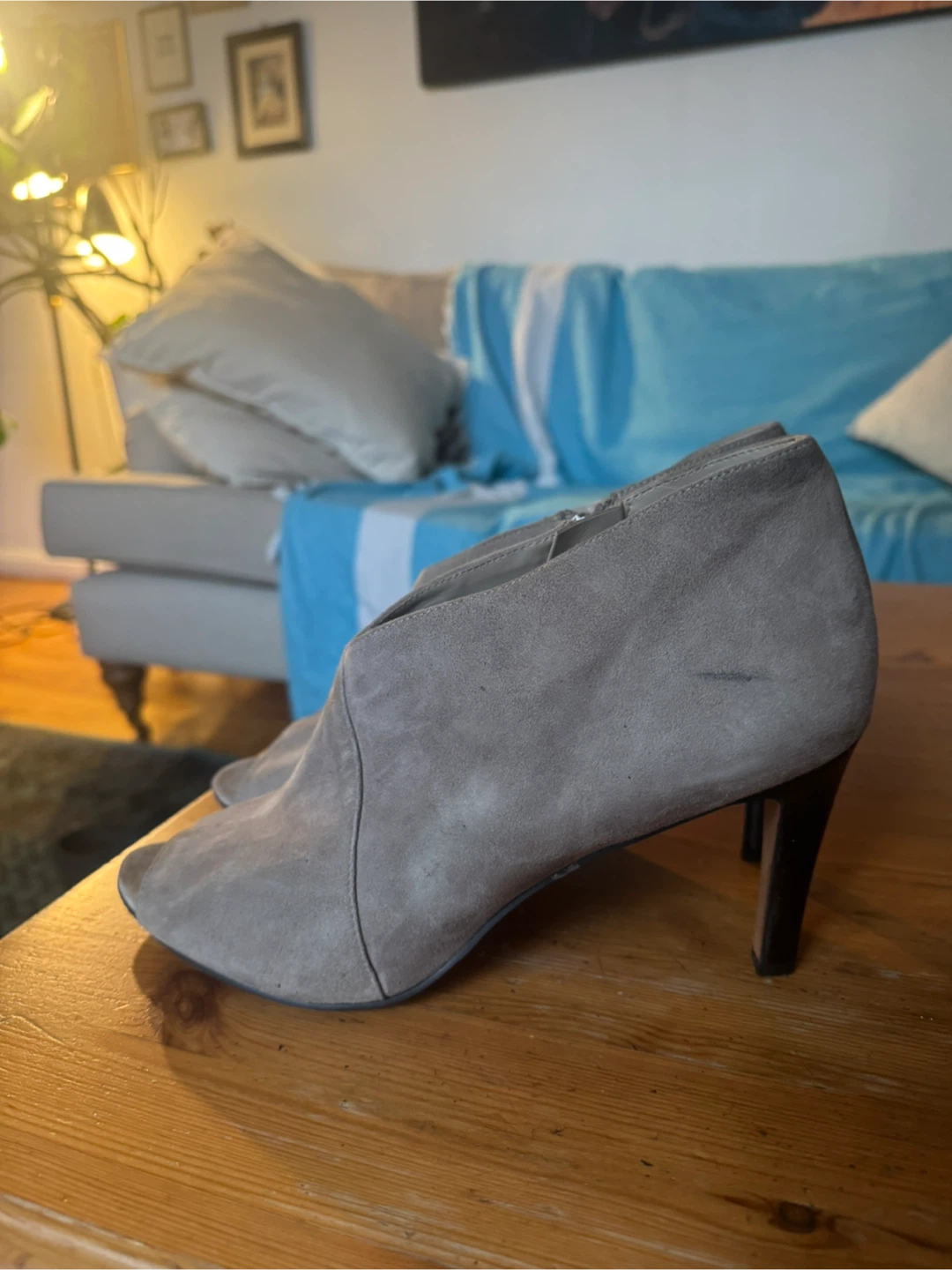 Franco Sarto Suede Ankle Booties - photo 2