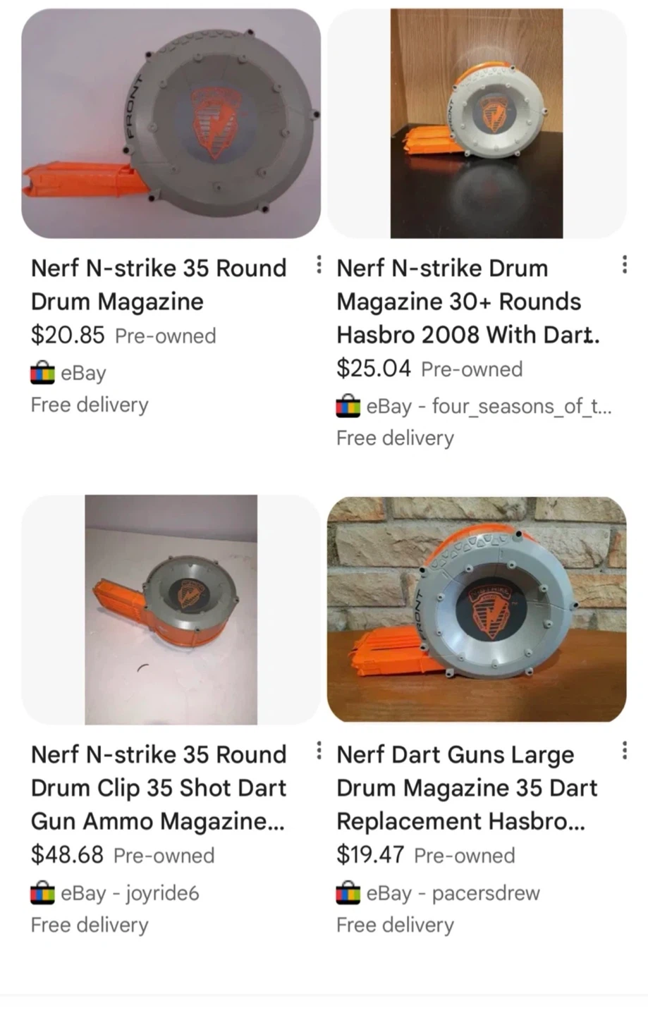 Nerf N strike 2008 Drum mag - photo 3