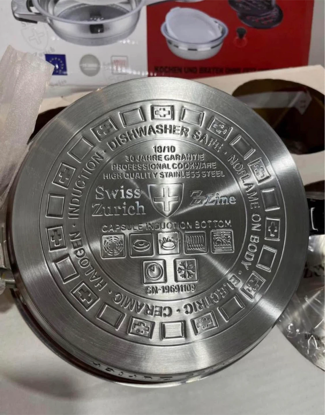 Swiss Zurich Z-Line 18/10 Stainless Steel Cookware Set - photo 2