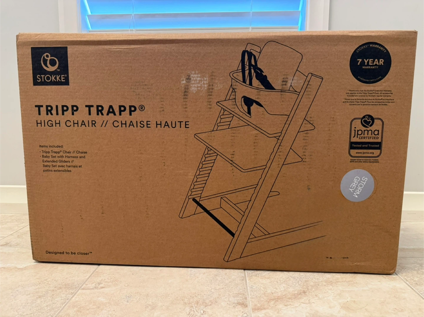 Stokke Tripp Trapp High Chair - Storm Grey - Brand New in Box - photo 2