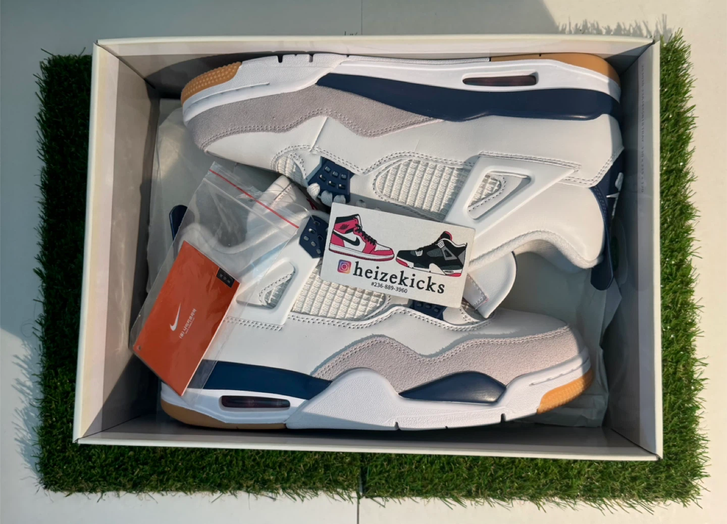 Jordan 4 SB Navy size 8.5 - photo 2