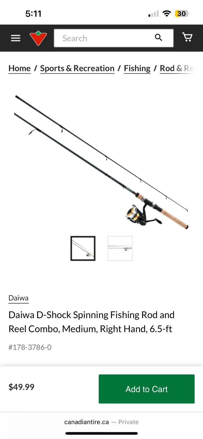 (Retail $62)Daiwa Spinning Fishing Rod and Reel Combo - photo 3