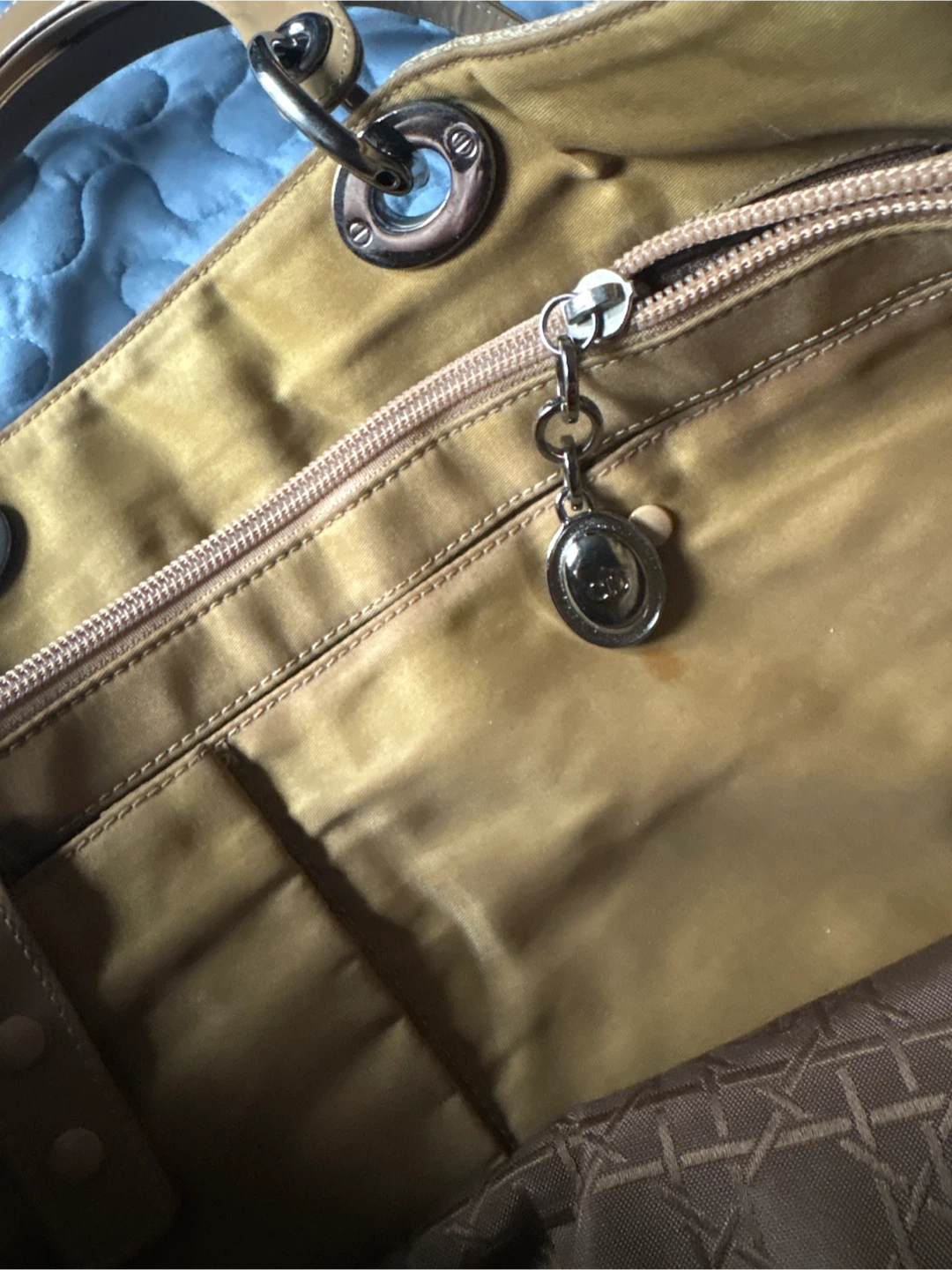 Christian Dior Quilted Nylon Tote Bag - photo 2