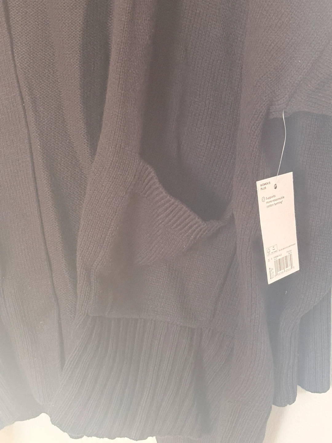 Sonoma Women's Plus Black Cardigan Sweater 3X - photo 5