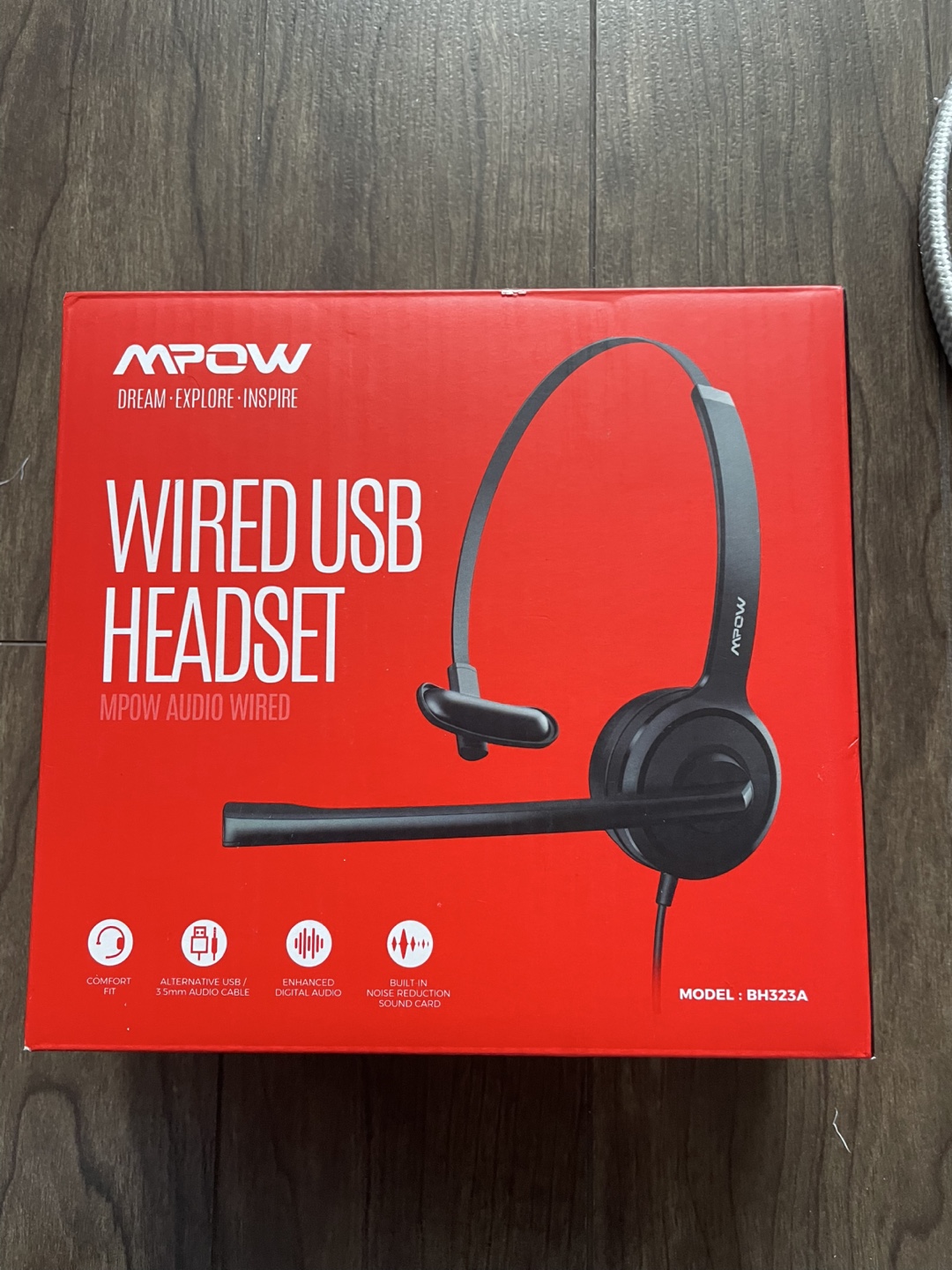 MPOW Wired USB Headset BH323A