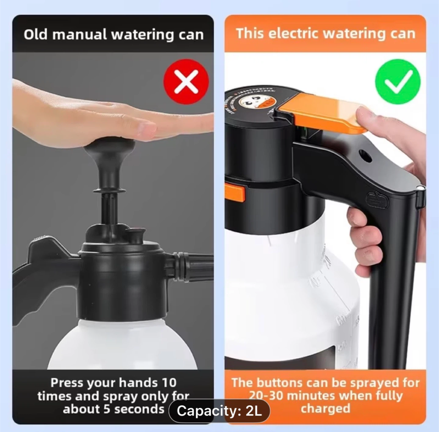 67.63-Ounce Electric Foam Sprayer with a 70° Wide-Angle Spray - photo 2