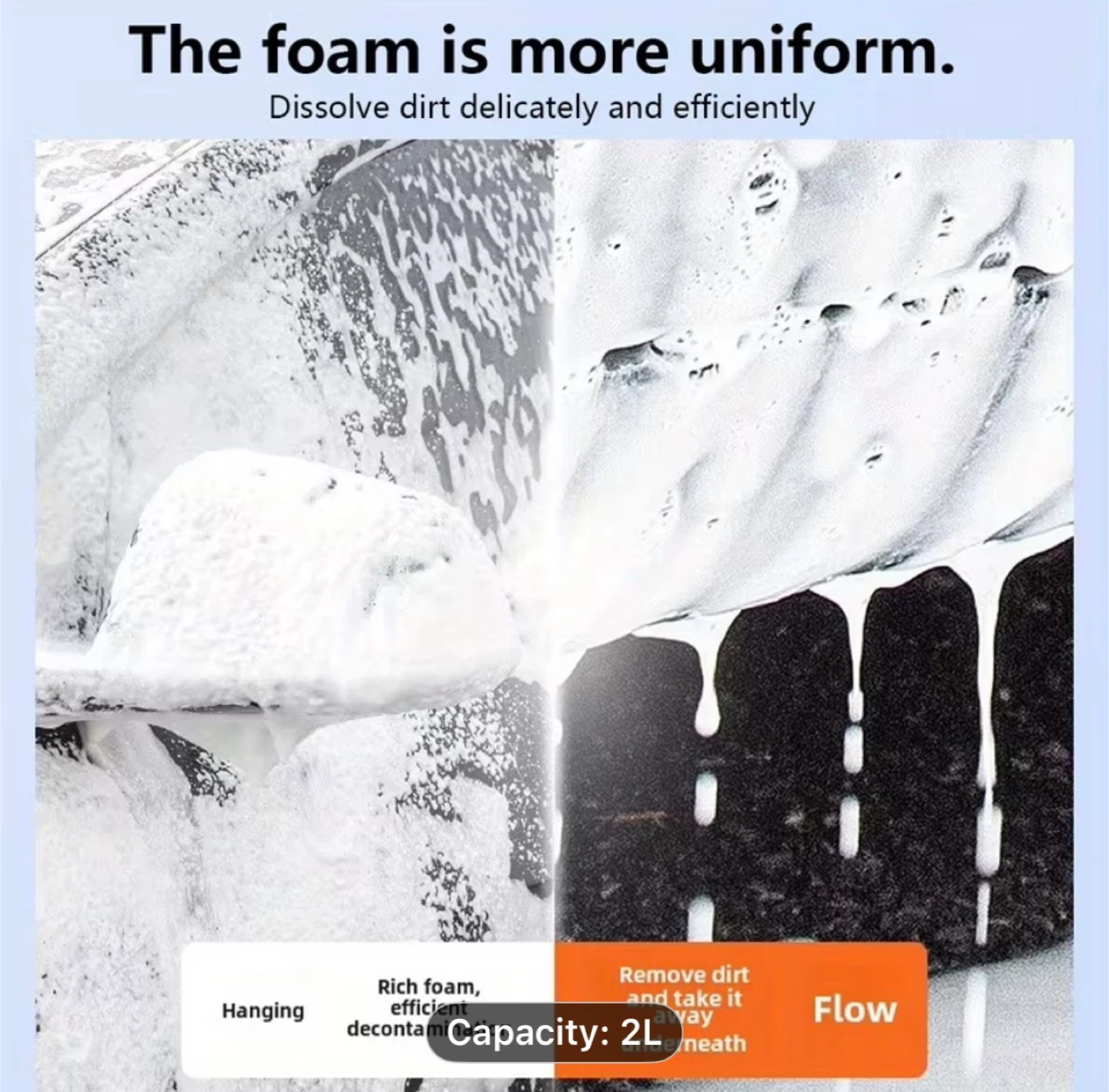 67.63-Ounce Electric Foam Sprayer with a 70° Wide-Angle Spray - photo 4