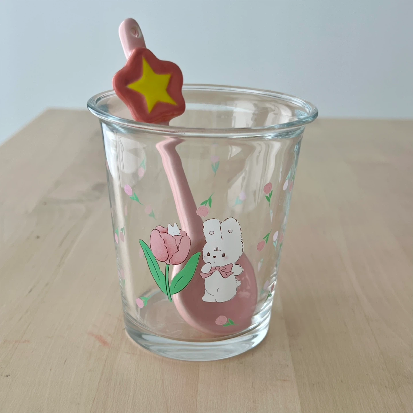 (Retail $28)PRETYZOOM Glass Cup with Spoon - photo 4