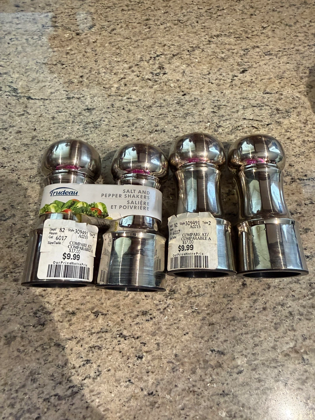 Trudeau Salt and Pepper Shakers Set of 4 - photo 2