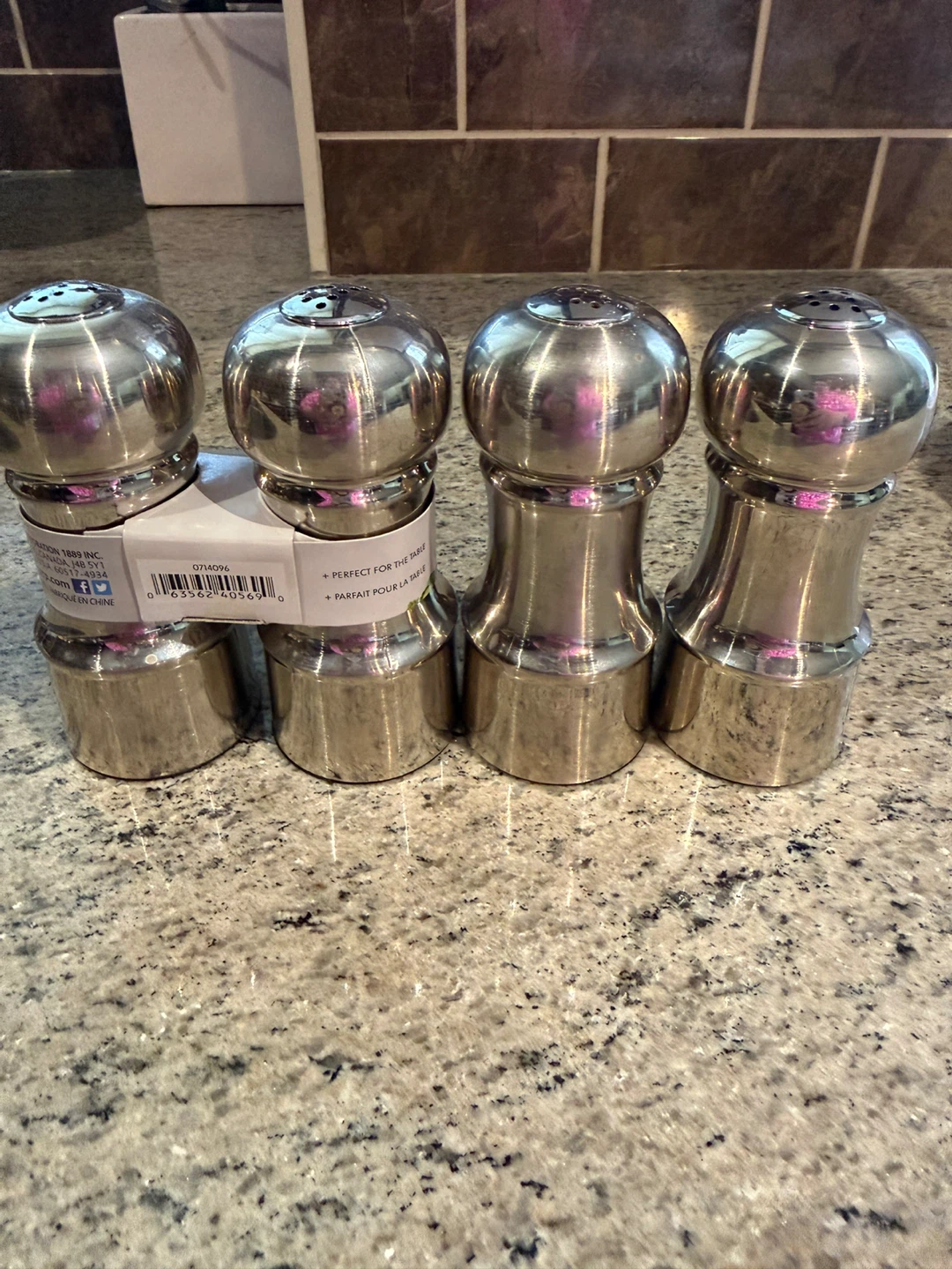 Trudeau Salt and Pepper Shakers Set of 4 - photo 4