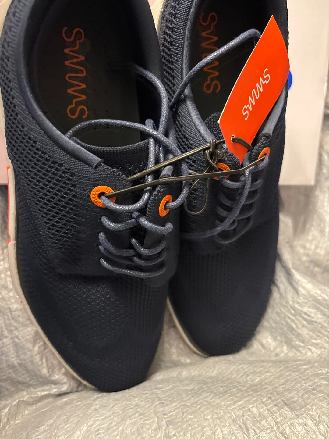 SWIMS Navy Knit Shoes 9