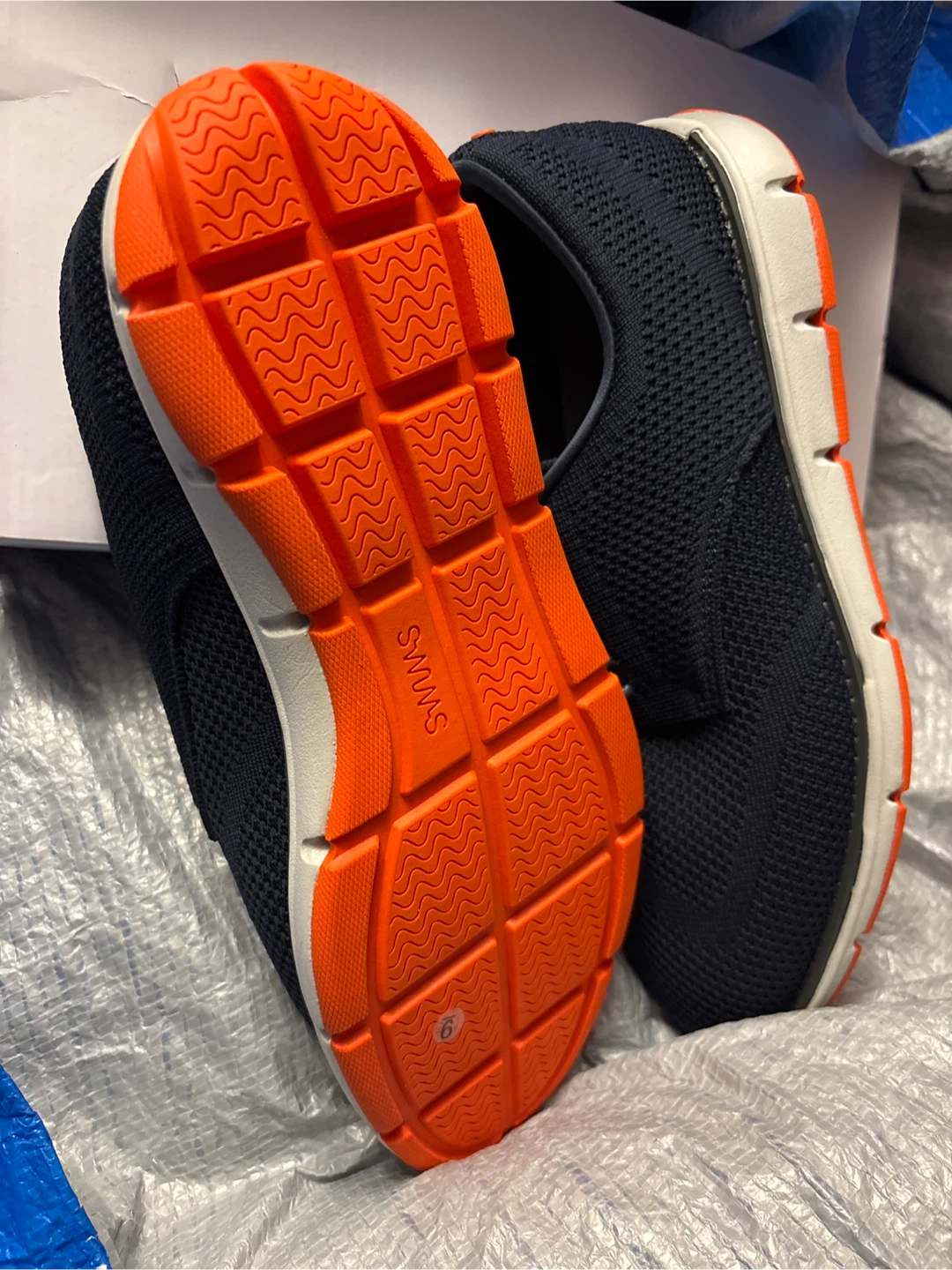 SWIMS Navy Knit Shoes 9 - photo 2