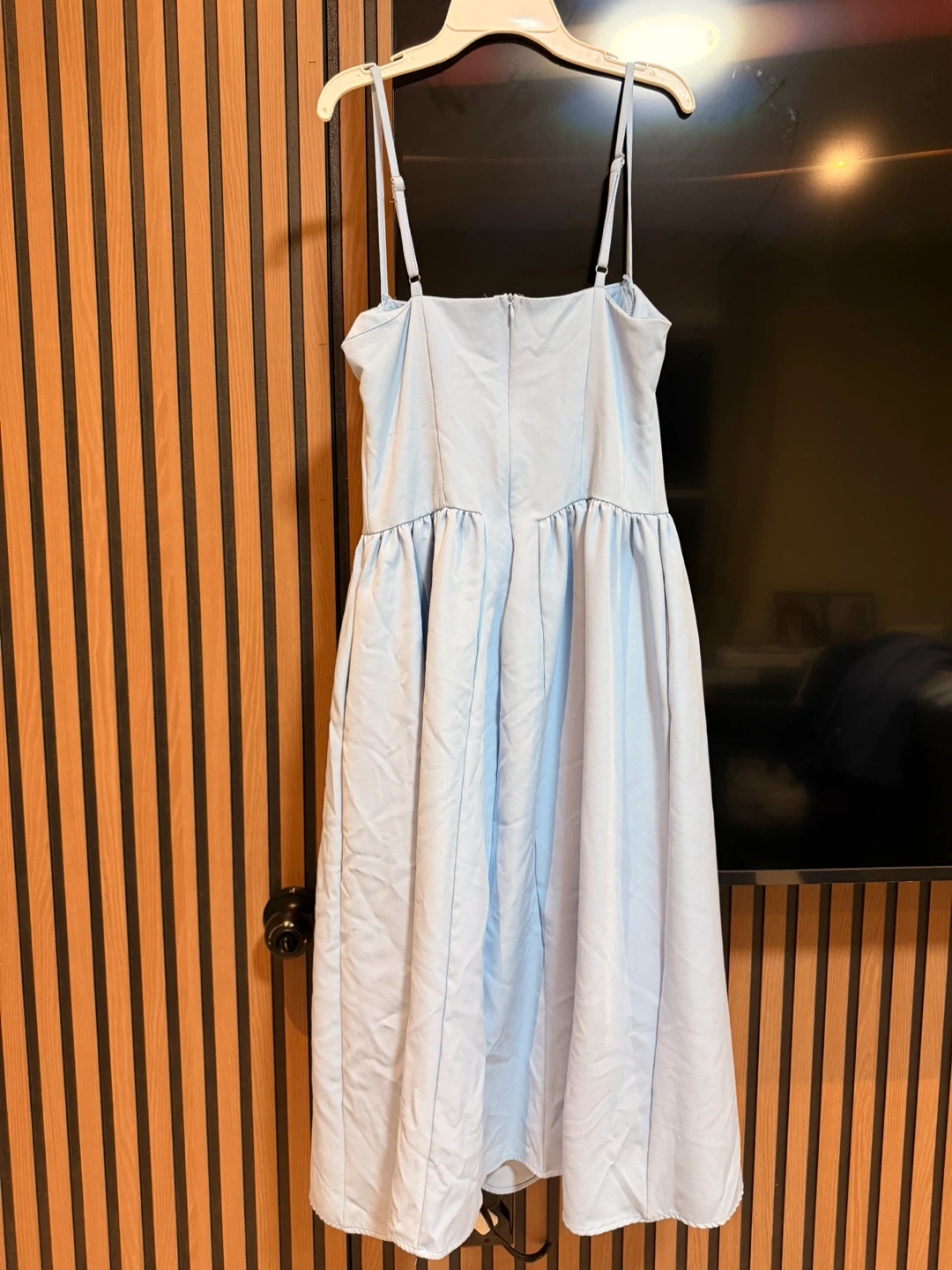 Light Blue Slip Dress - photo 2