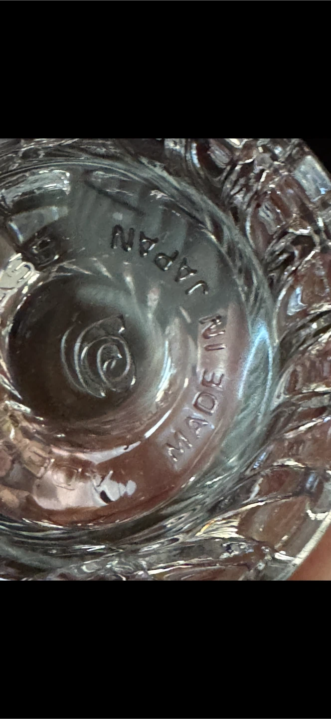 Set of 5 Vintage Clear Glass Swirl Mugs - photo 3