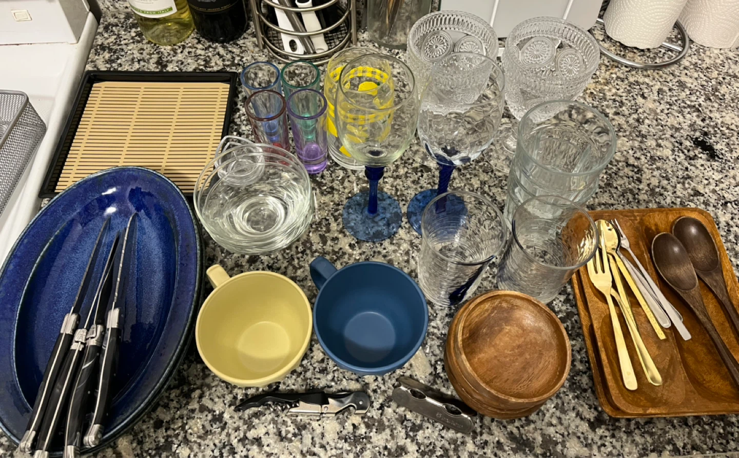 Assorted Kitchenware and Drinkware Lot