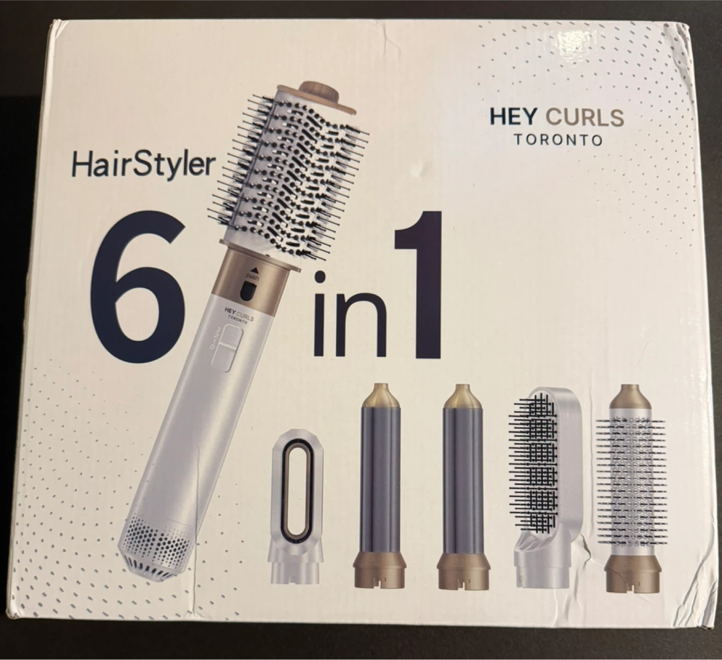HEY CURLS Hair Styler 6-in-1 Hot Air Styler