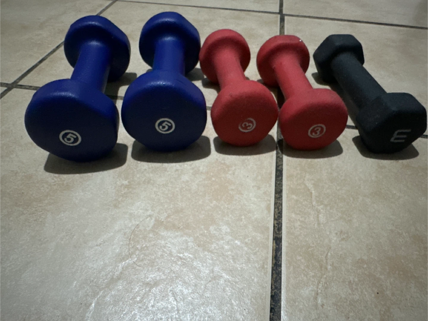 Dumbbell Set - 3lb, 5lb, and 10lb