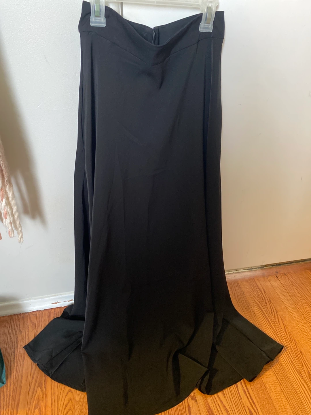 Black Maxi Skirt with pockets - XS - photo 2