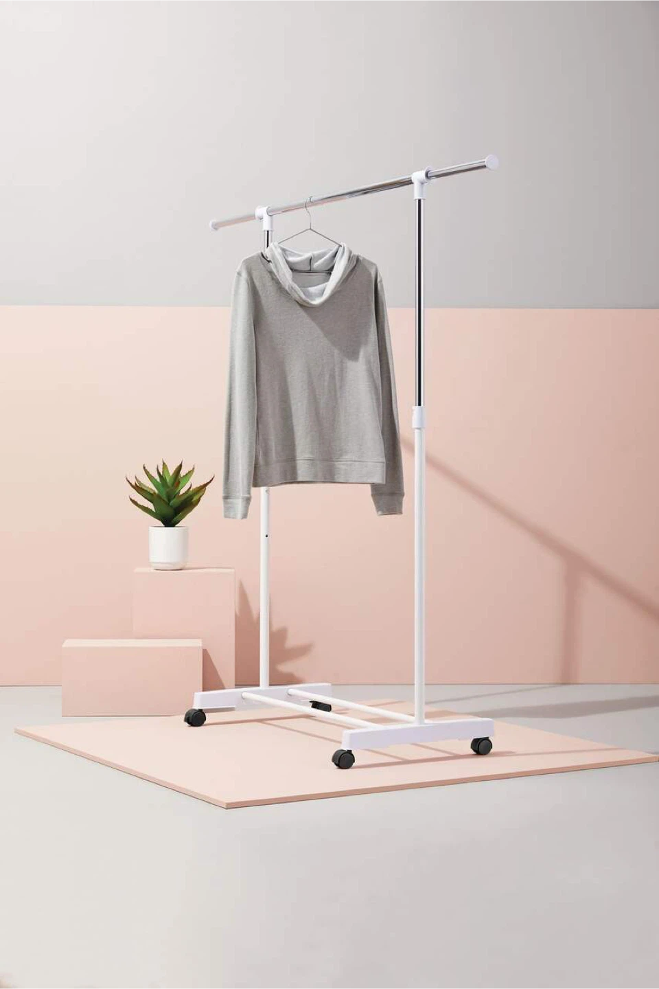 OPEN BOX Type A Prima Freestanding Adjustable Clothing Rack - photo 5