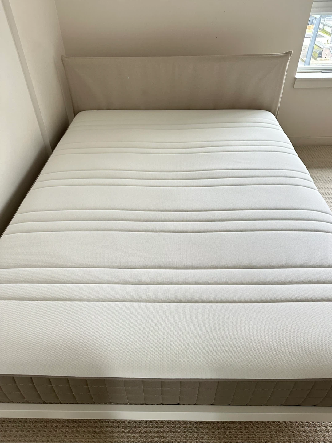 IKEA Queen size Bed Frame + Clean Mattress – $70 OBO - photo 2