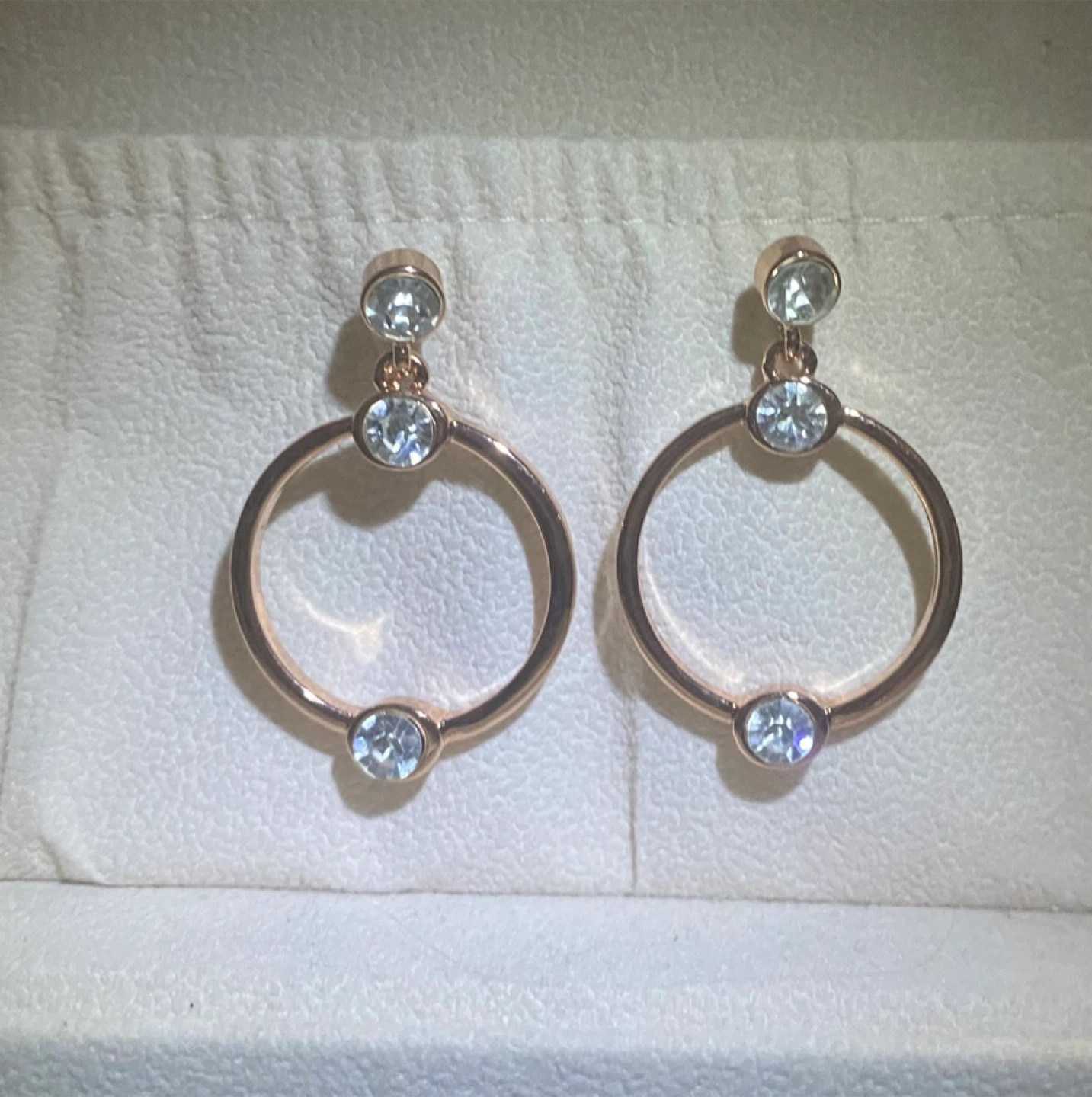 Rose Gold Hoop Earrings
