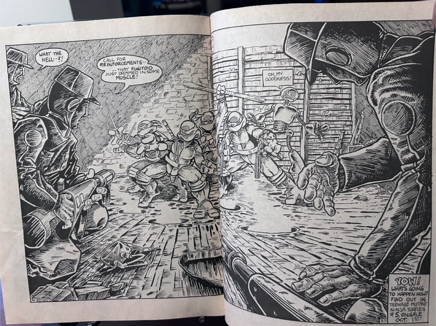 Fugitoid #2 Comic Book 1985 Mirage Studios - photo 3