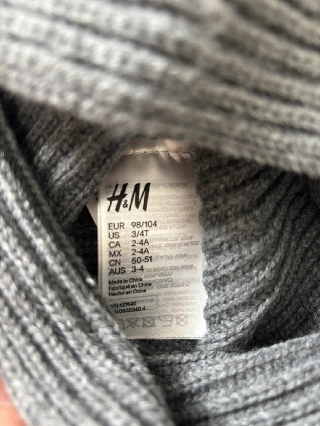 H&M Grey Knit Turban Hat - photo 2
