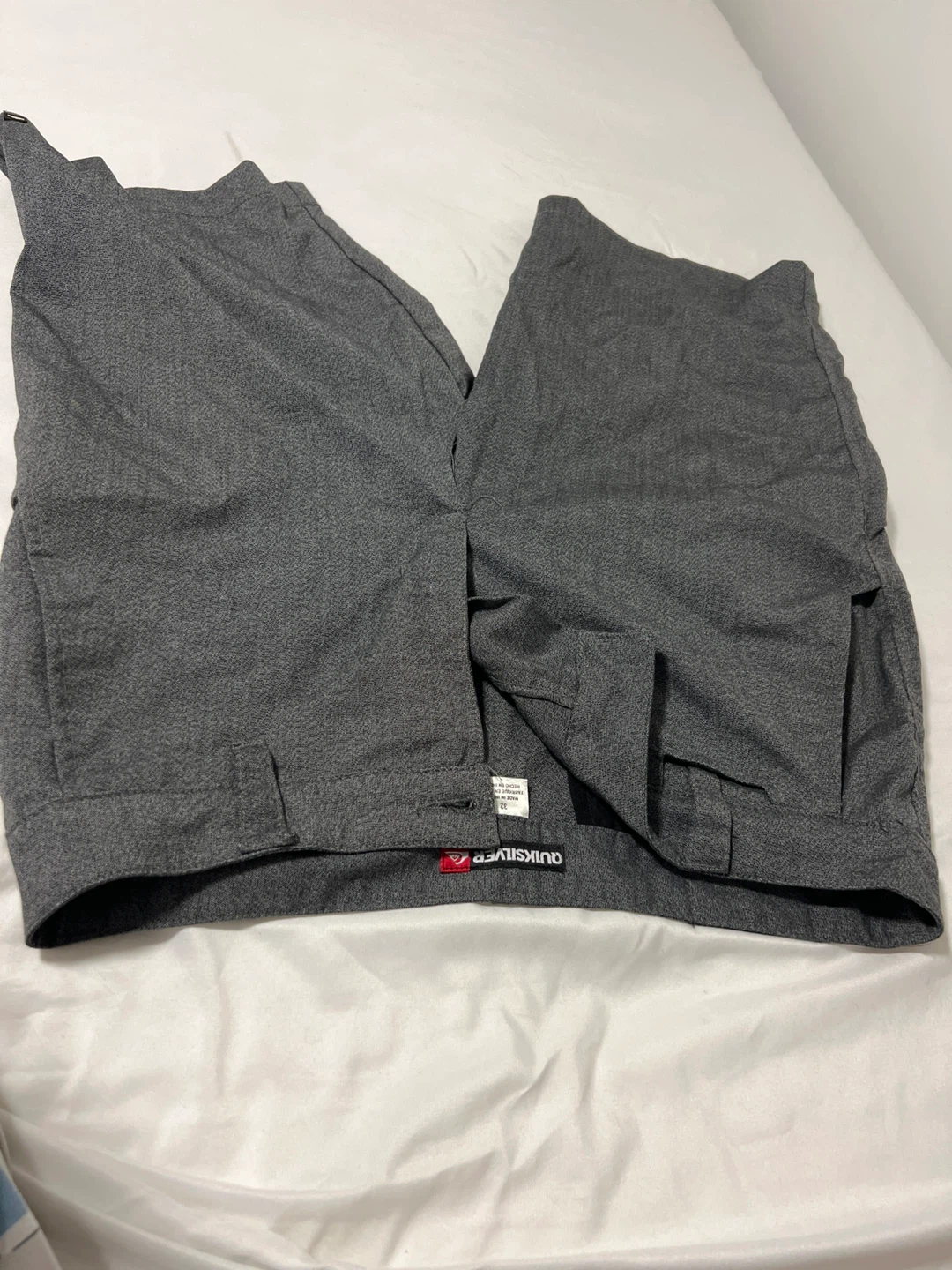 Quiksilver Grey Patterned Shorts - Size 32